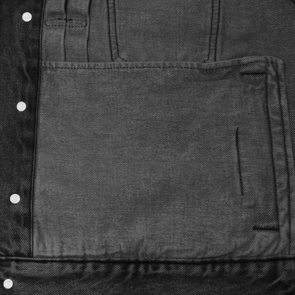 TRUCKER DENIM JACKET WASHED / BLACK