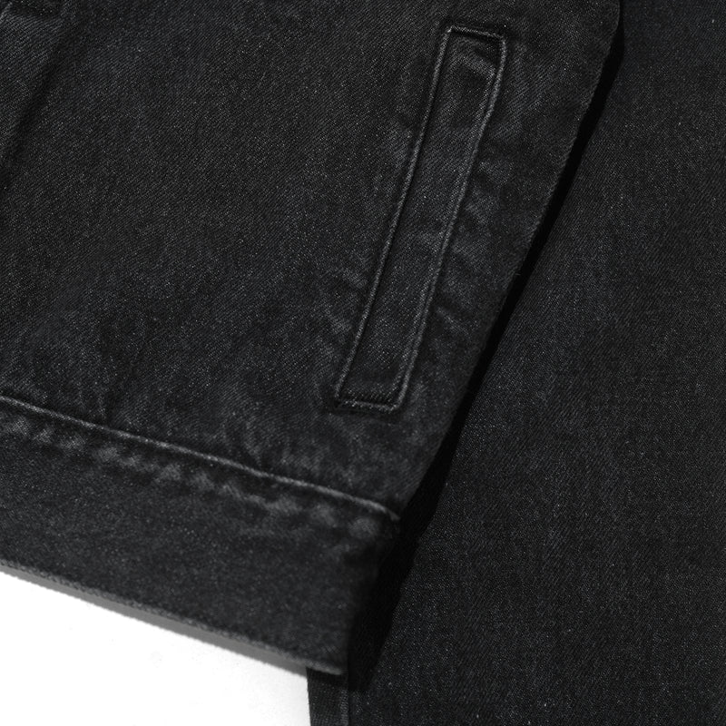 TRUCKER DENIM JACKET WASHED / BLACK