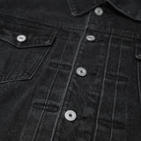 TRUCKER DENIM JACKET WASHED / BLACK