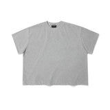 BOXY T-SHIRT/ HEATHER GRAY
