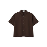 OWST MINI LOGO BACK SHIRT - BROWN 
