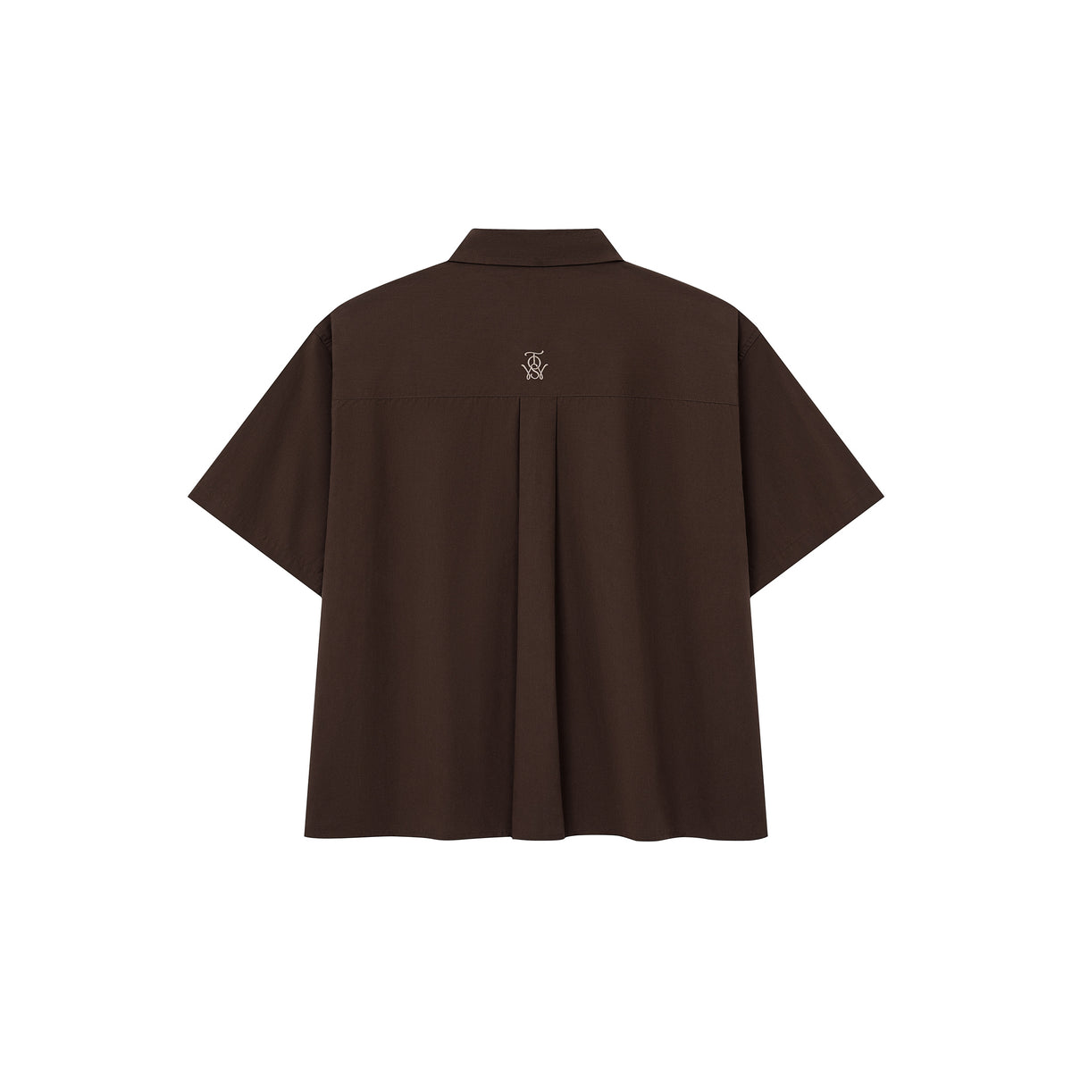 OWST MINI LOGO BACK SHIRT - BROWN 