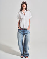OWST MINI LOGO BACK SHIRT - CREAM