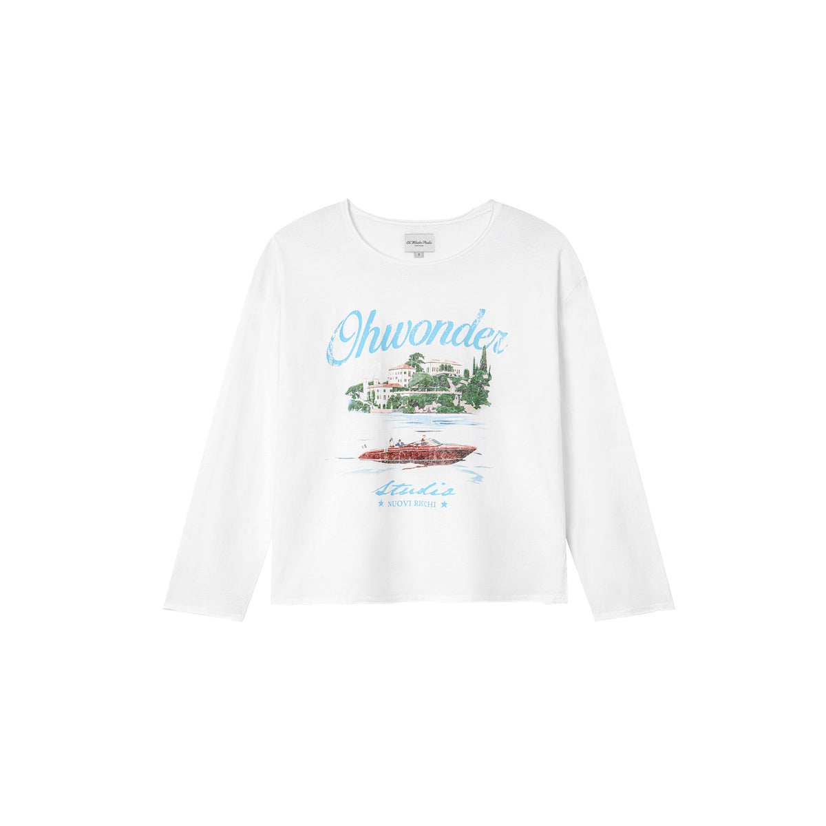 OWST NUOVI RICCI LONGSLEEVES TEE - WHITE 