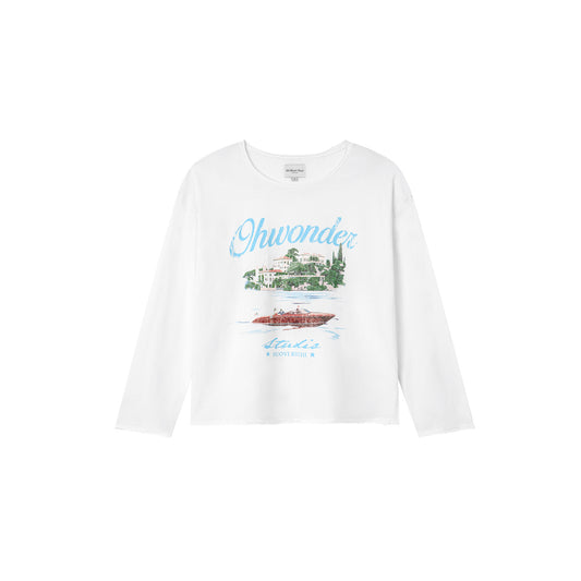 OWST NUOVI RICCI LONGSLEEVES TEE - WHITE 