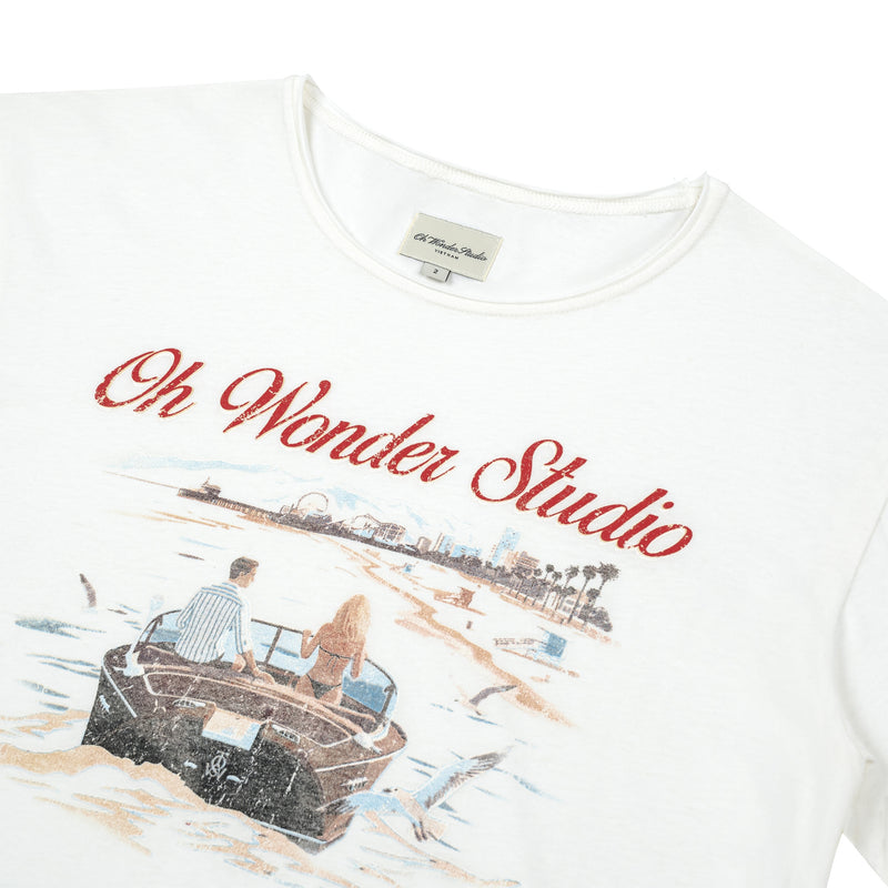 OWST NUOVI RICCI LONGSLEEVES TEE - WHITE 