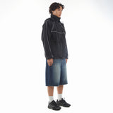 BASIC LINE WINDBREAKER JACKET/ BLACK