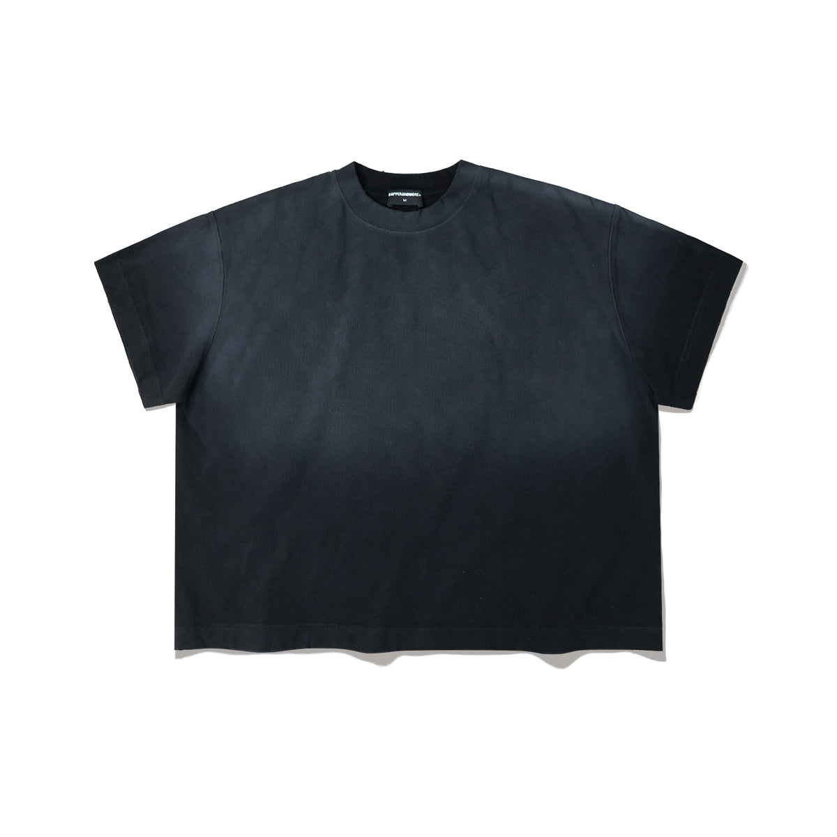 WASHED BOXY T-SHIRT/ BLACK
