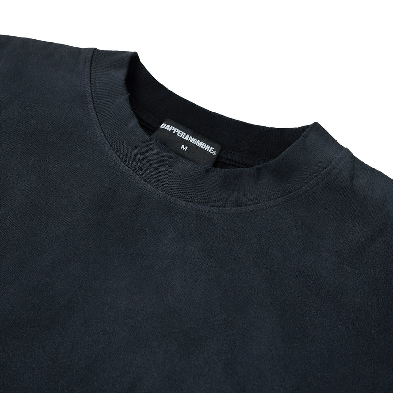 WASHED BOXY T-SHIRT/ BLACK