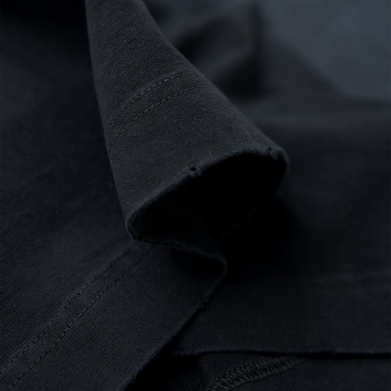 WASHED BOXY T-SHIRT/ BLACK