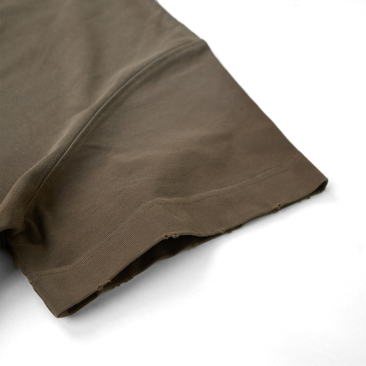 WASHED BOXY T-SHIRT/ BROWN