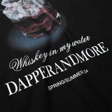 GOLDEN WHISKY T-SHIRT/ BLACK