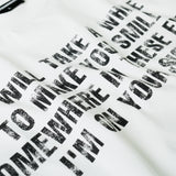 SPACE SONG T-SHIRT/ WHITE