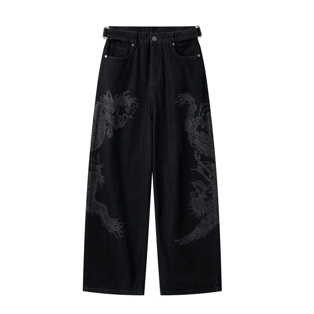 LONG FENG BAGGY DENIM PANTS