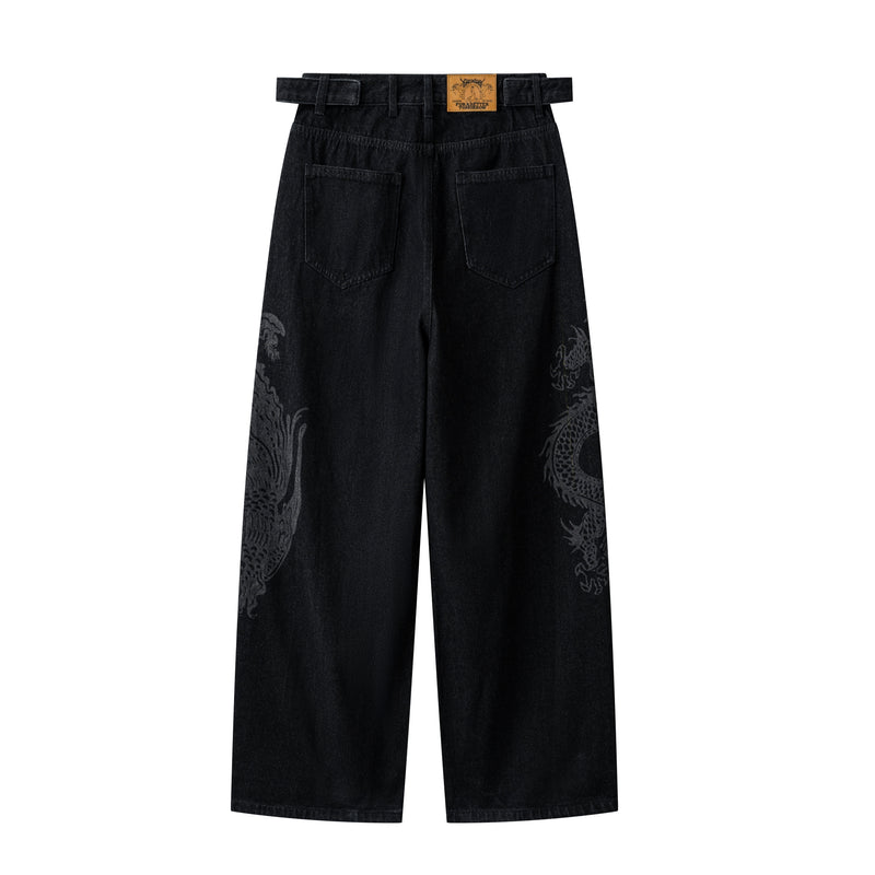 LONG FENG BAGGY DENIM PANTS