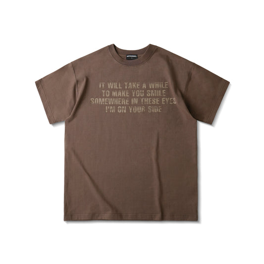 SPACE SONG T-SHIRT/ BROWN