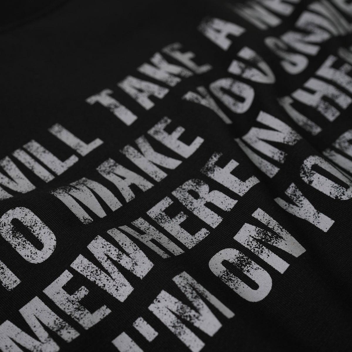 SPACE SONG T-SHIRT/ BLACK