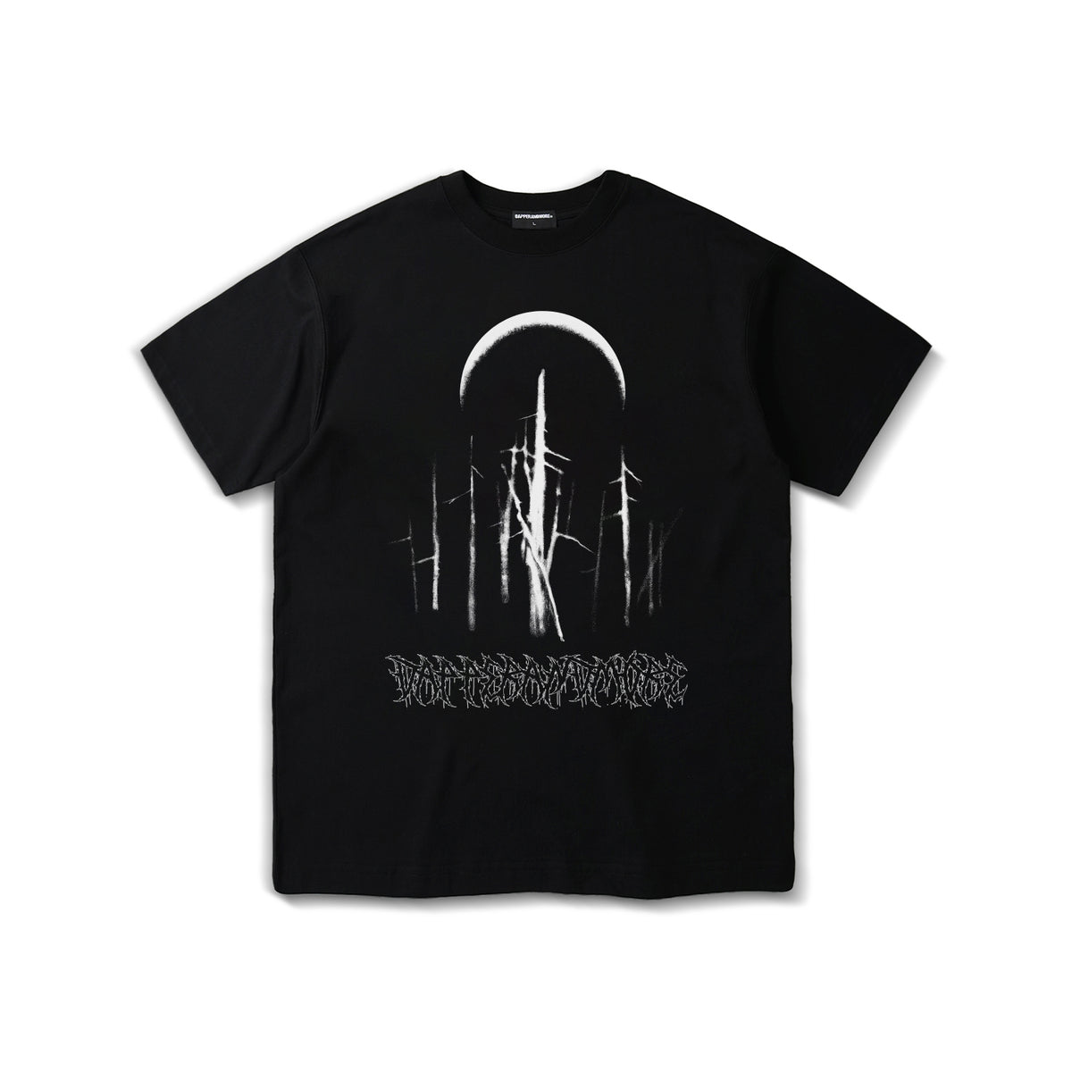 UNDER MOON T-SHIRT/ BLACK