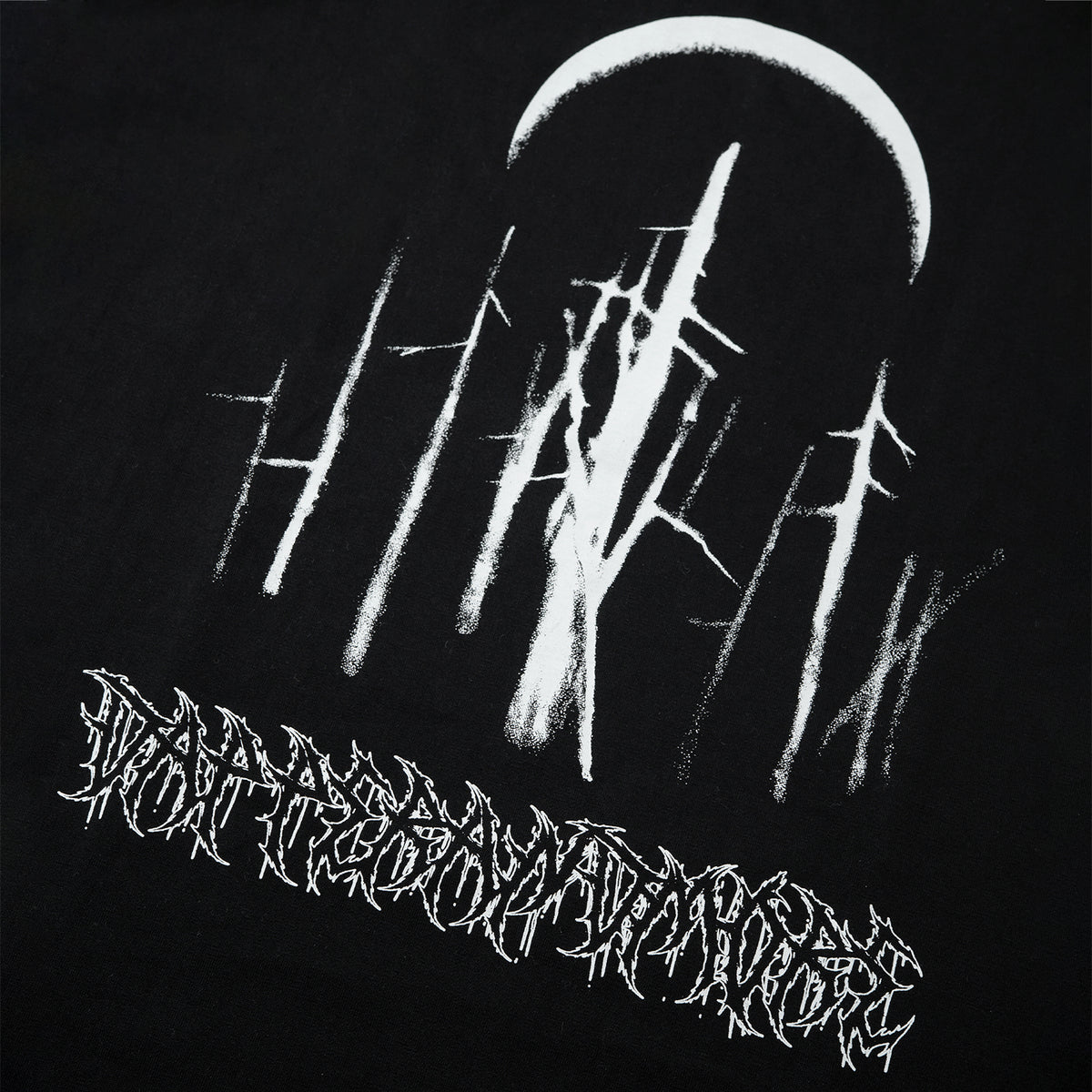 UNDER MOON T-SHIRT/ BLACK