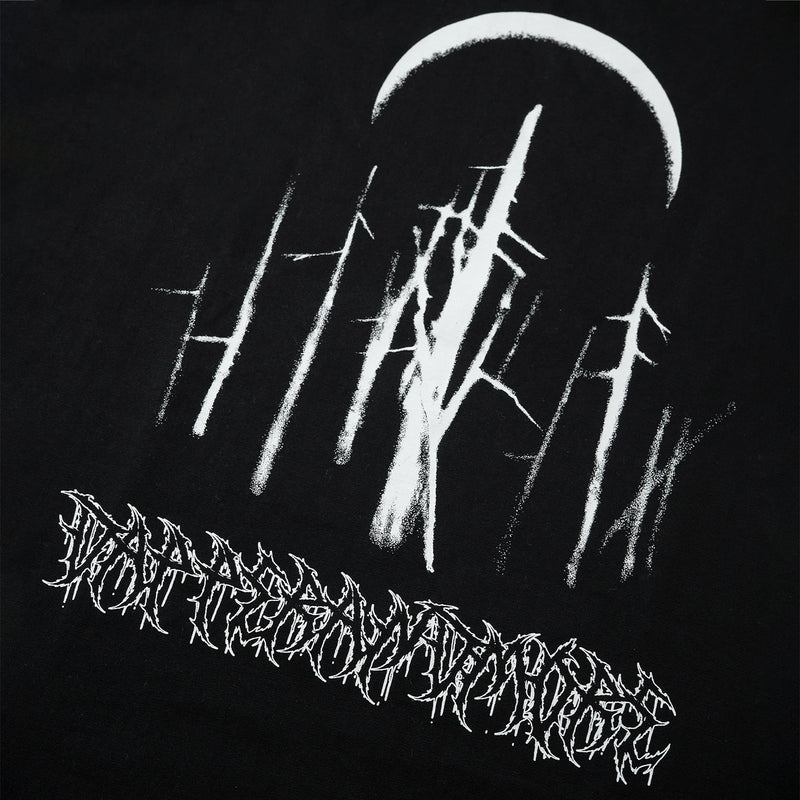 UNDER MOON T-SHIRT/ BLACK