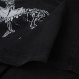 SKELETON HORSE WASH T-SHIRT/ BLACK