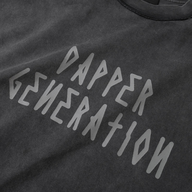 DAPPER GENERATION PADDED T-SHIRT/ BLACK