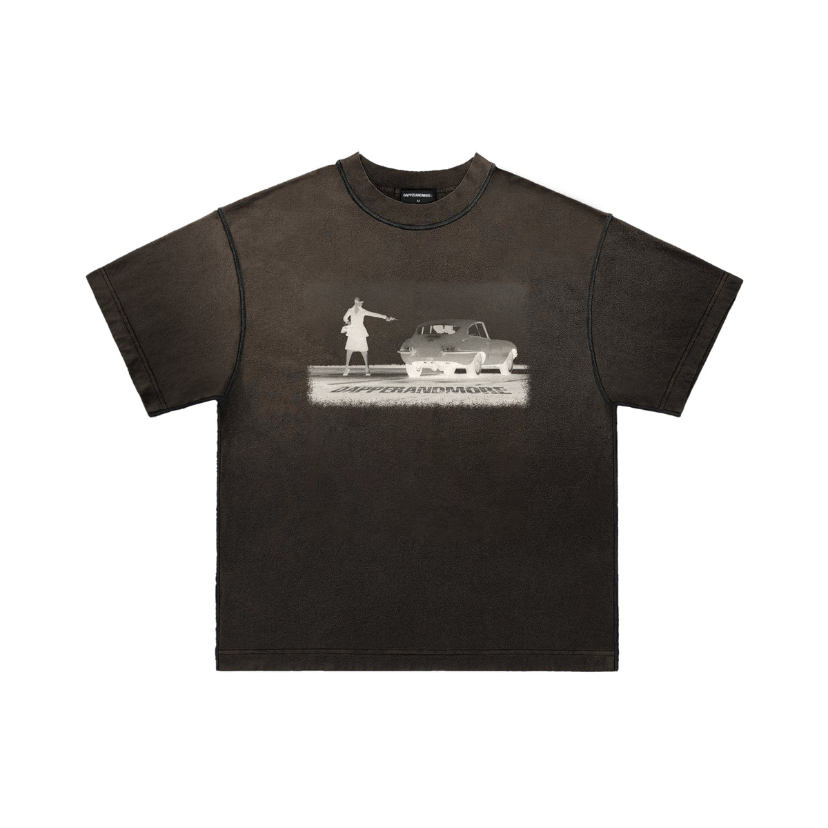 CHEATING LOVE T-SHIRT/ BROWN