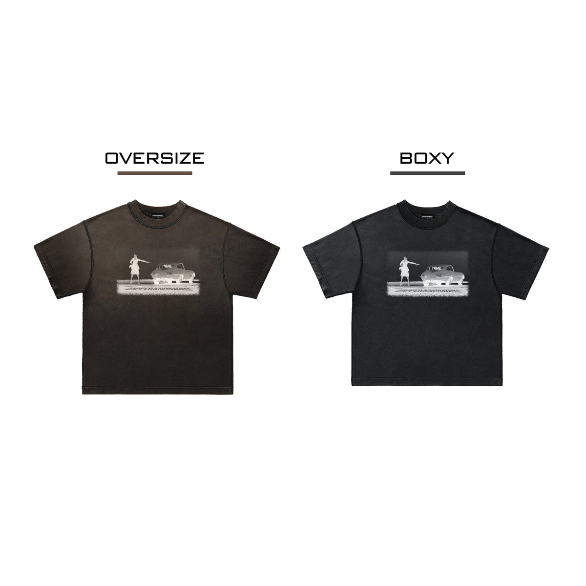 CHEATING LOVE T-SHIRT/ BROWN