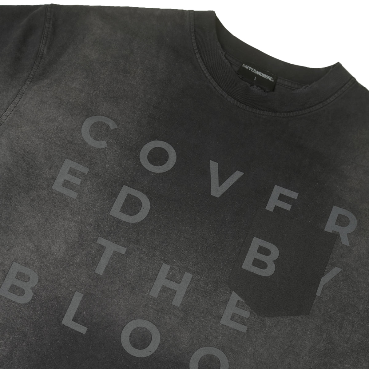 COVERED T-SHIRT/ BLACK