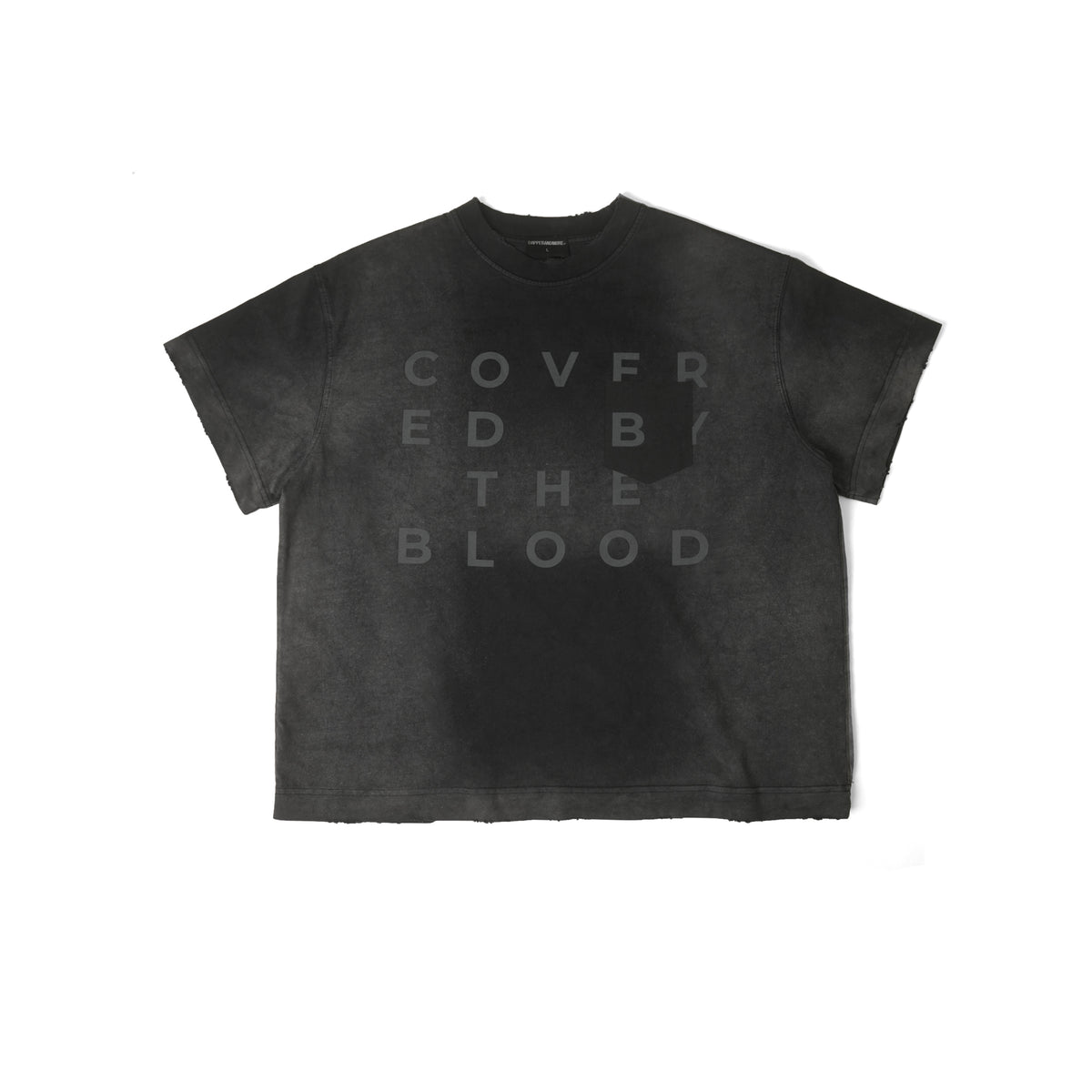 COVERED T-SHIRT/ BLACK