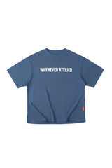 NAVY "WHENEVER " STAR MANIFESTO T-SHIRT