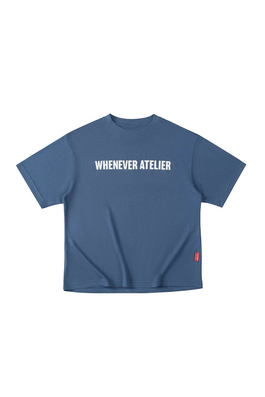 NAVY "WHENEVER " STAR MANIFESTO T-SHIRT