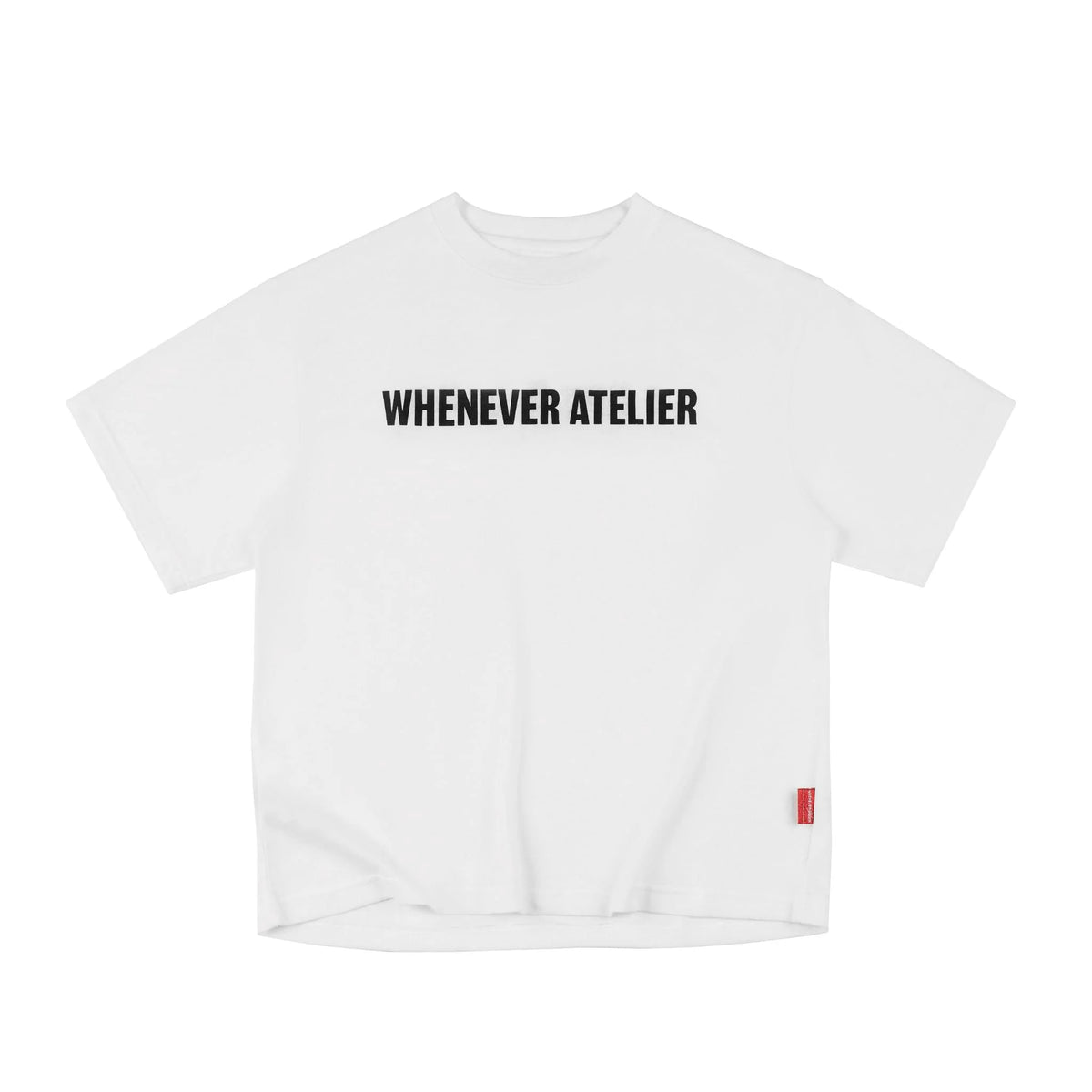 WHITE "WHENEVER " STAR MANIFESTO T-SHIRT