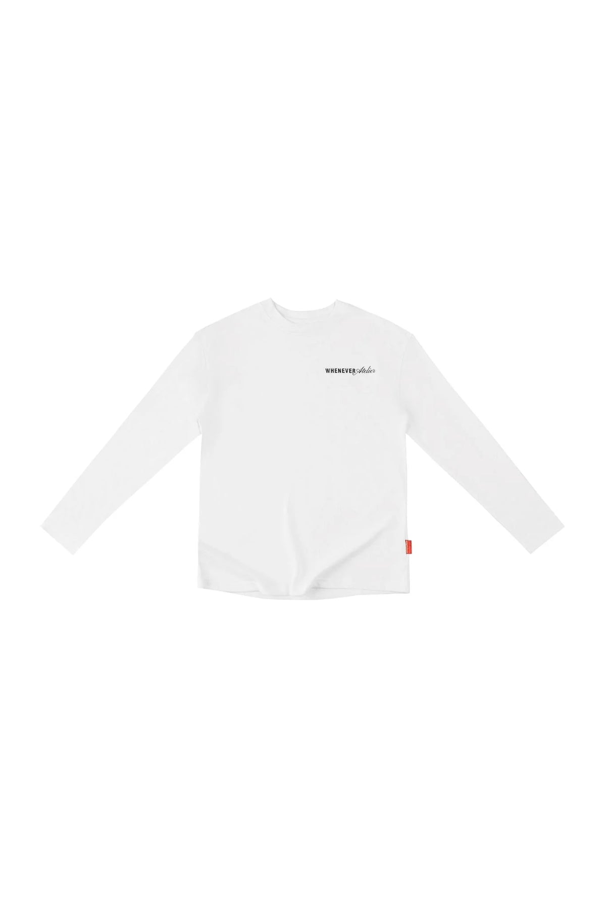 WHITE "WHENEVER" STAR MANIFESTO LONGSLEEVES