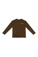 BROWN "WHENEVER" STAR MANIFESTO LONGSLEEVES