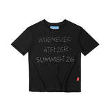 BLACK “WHENEVER” SUMMER 26 T-SHIRT