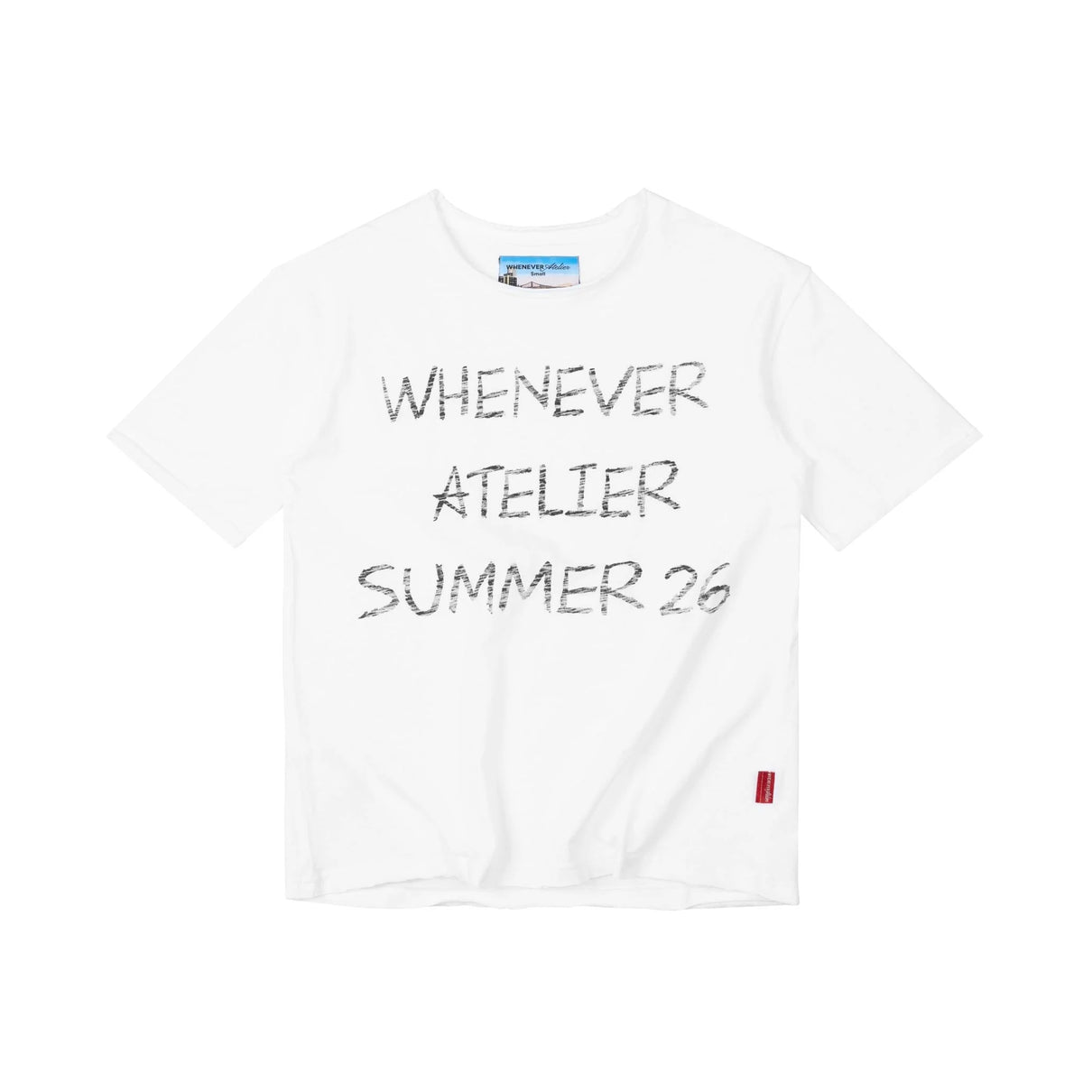 WHITE “WHENEVER” SUMMER 26 T-SHIRT