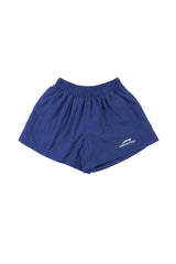 NAVY "WHENEVER" YATCH LOGO SHORTS