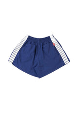 NAVY "WHENEVER" YATCH LOGO SHORTS