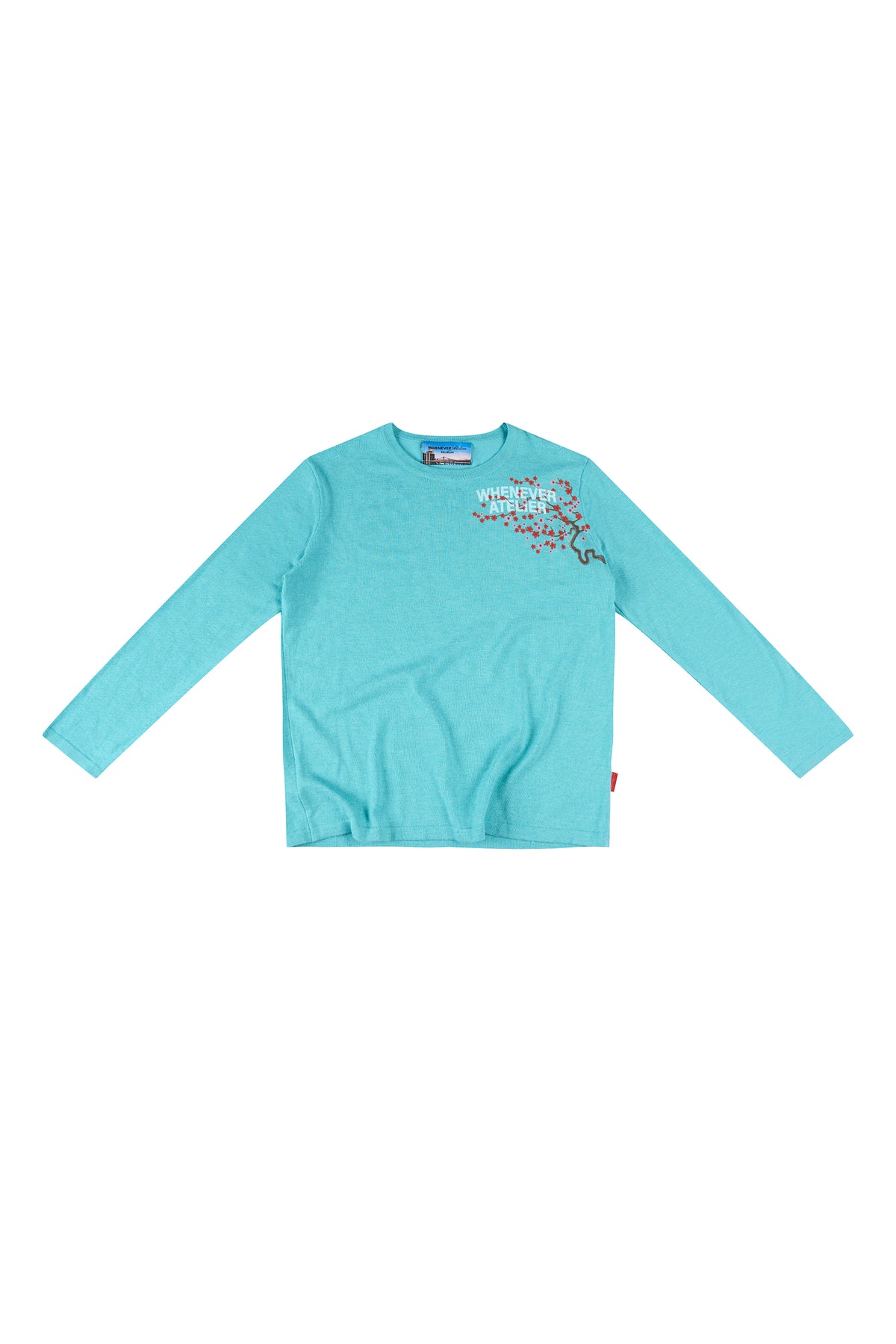 TIFFANY BLUE “WHENEVER” SAKURA LONGSLEEVES T-SHIRT