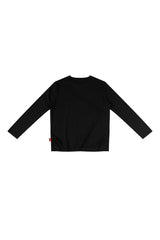 BLACK “WHENEVER” SAKURA LONGSLEEVES T-SHIRT