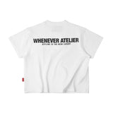 WHITE “WHENEVER” OFFLINE T-SHIRT