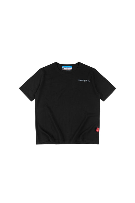 BLACK “WHENEVER” SAKURA LOGO