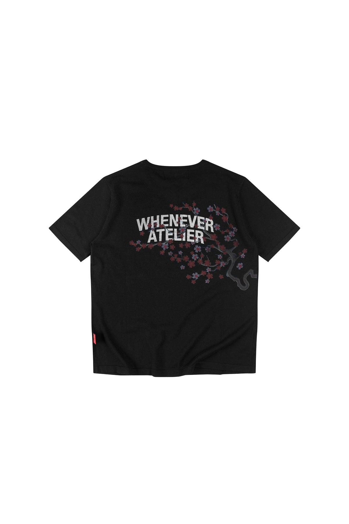 BLACK “WHENEVER” SAKURA LOGO