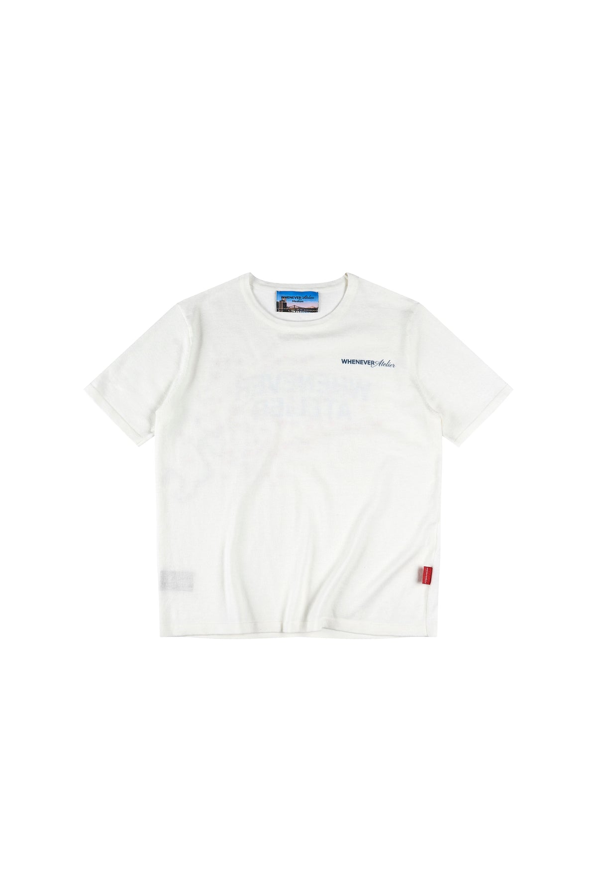 WHITE “WHENEVER” SAKURA LOGO