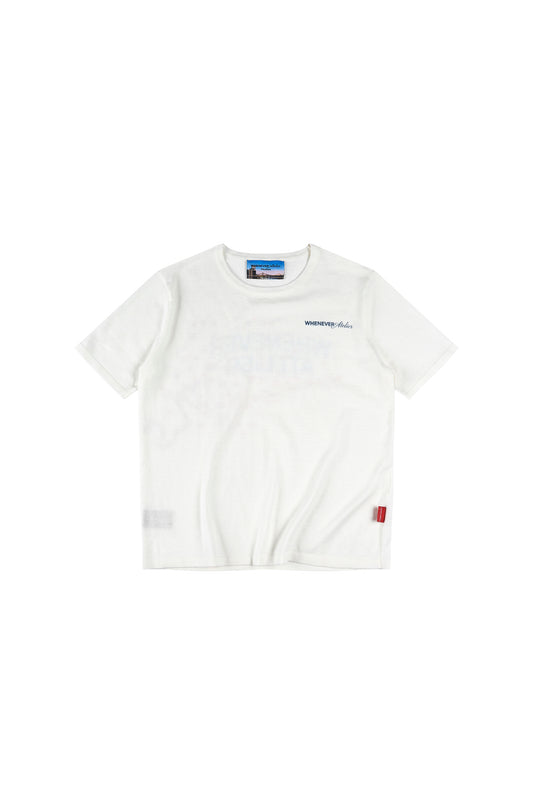 WHITE “WHENEVER” SAKURA LOGO