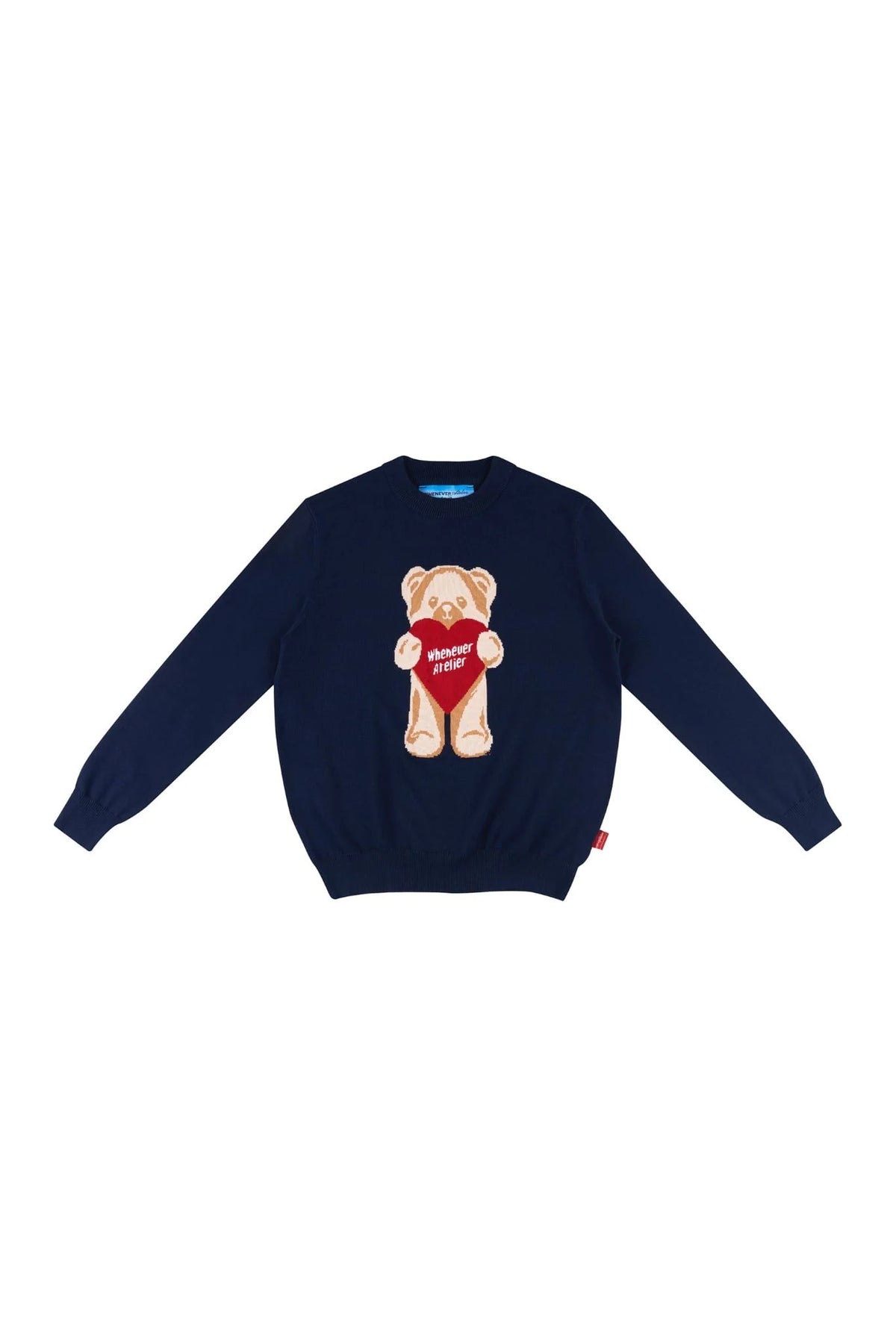 NAVY "WHENEVER" LITTLE BEAR SWEATER