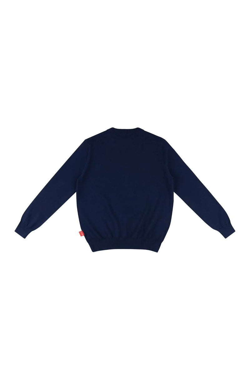 NAVY "WHENEVER" LITTLE BEAR SWEATER