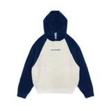 GREY NAVY “WHENEVER” COZY FOX RAGLAN HOODIE 