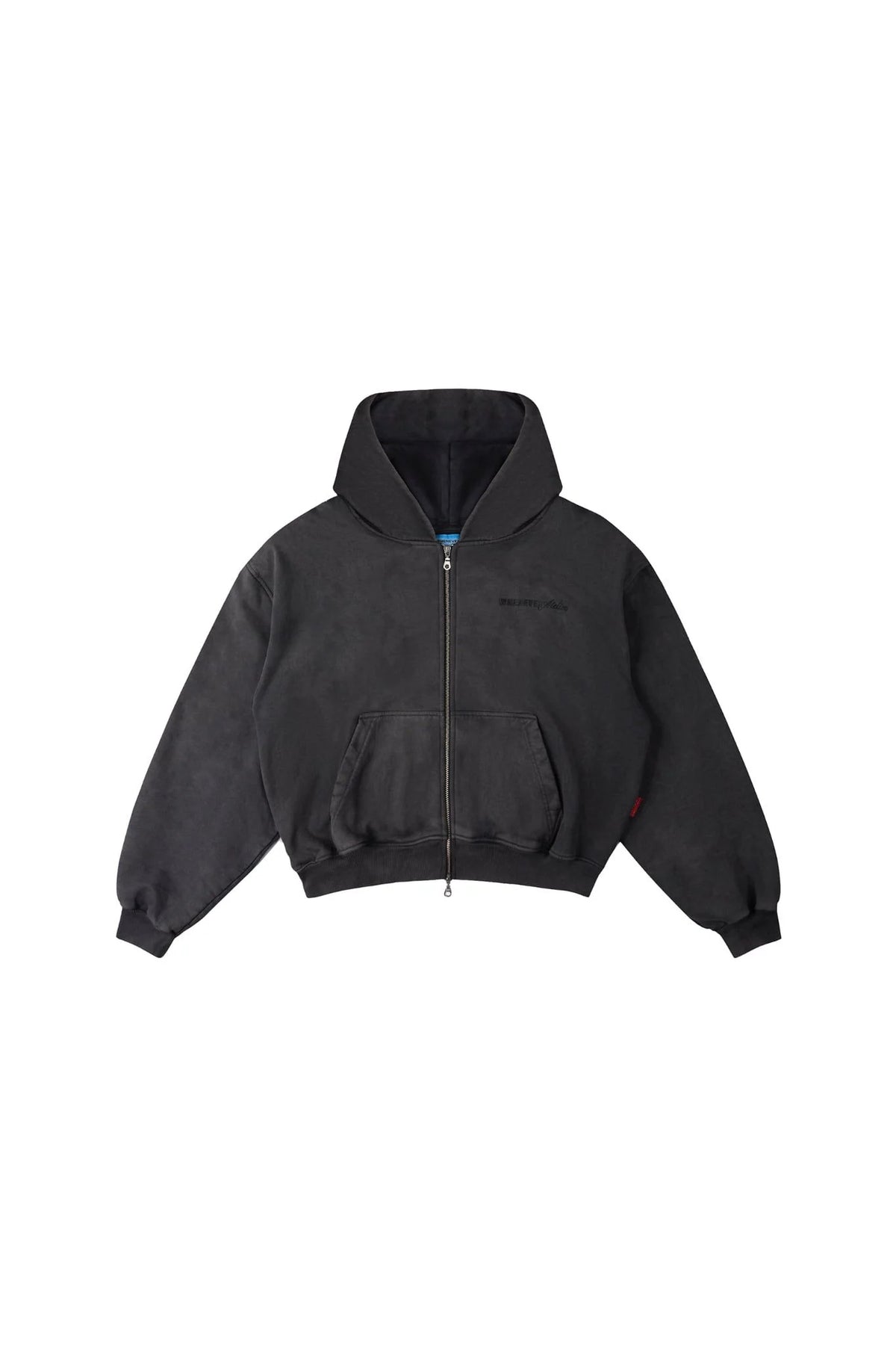 VINTAGE GREY "WHENEVER" SUPERSTAR PADDED TRACK JACKET